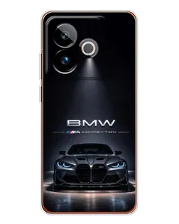 Чехол для Realme GT 7T с картинкой «BMW сквозь ночной город» Чехол для Realme GT 7T с картинкой «BMW сквозь ночной город»