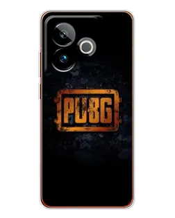 Чохол для Realme GT 7T з картинкою «PUBG — золотий логотип»