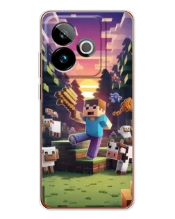 Чохол для Realme GT 7T з картинкою «Стів на фермі» Чохол для Realme GT 7T з картинкою «Стів на фермі»
