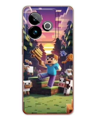 Чохол для Realme GT 7T з картинкою «Стів на фермі»
