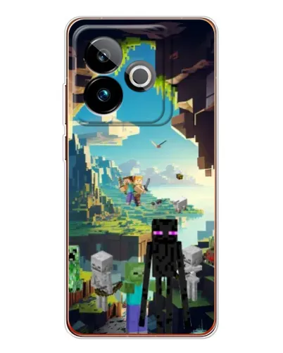 Чохол для Realme GT 7T з картинкою «Ендермен у лісі»