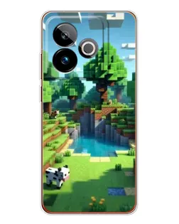 Чохол для Realme GT 7T з картинкою «Minecraft літній день»
