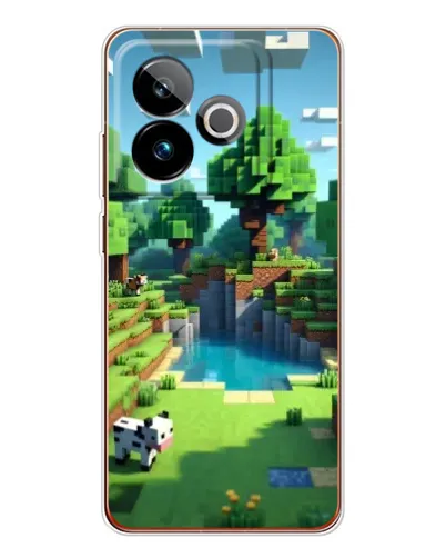 Чохол для Realme GT 7T з картинкою «Minecraft літній день»
