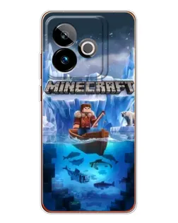 Чохол для Realme GT 7T з картинкою «Minecraft льодянийсвіт»