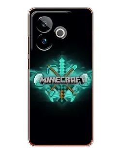 Чохол для Realme GT 7T з картинкою «Minecraft Diamond лого»