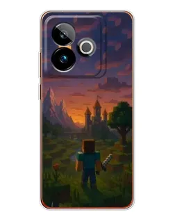 Чохол для Realme GT 7T з картинкою «Стів біля вежі»