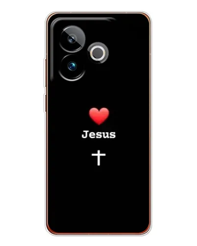 Чохол для Realme GT 7T з картинкою «Серце - Jesus» Чохол для Realme GT 7T з картинкою «Серце - Jesus»