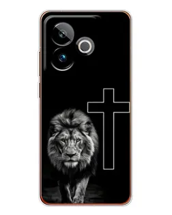 Чохол для Realme GT 7T з картинкою «Лев та Хрест» Чохол для Realme GT 7T з картинкою «Лев та Хрест»