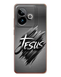 Чохол для Realme GT 7T з картинкою «Напис Jesus Graffiti»