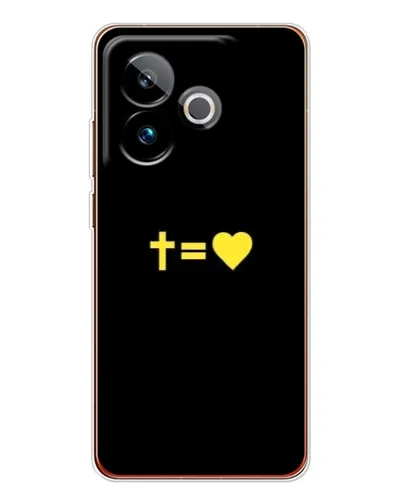 Чохол для Realme GT 7T з картинкою «Серце та Хрест» Чохол для Realme GT 7T з картинкою «Серце та Хрест»