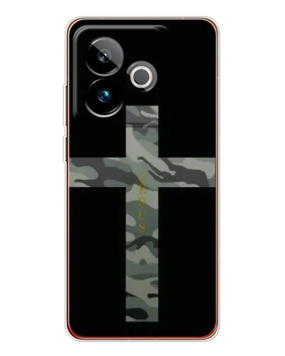 Чохол для Realme GT 7T з картинкою «Мілітарі Хрест» Чохол для Realme GT 7T з картинкою «Мілітарі Хрест»