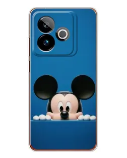 Чехол для Realme GT 7T с картинкой «Микки выглядывает»