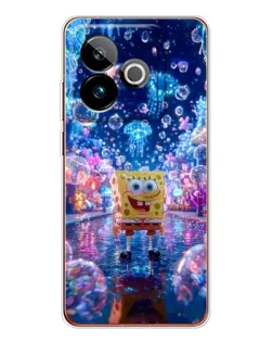 Чехол для Realme GT 7T с картинкой «Неоновый океан»