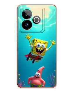 Чохол для Realme GT 7T з картинкою «Спанч Боб під водою»