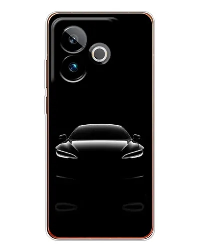 Чохол для Realme GT 7T з картинкою «Силует Tesla Night» Чохол для Realme GT 7T з картинкою «Силует Tesla Night»