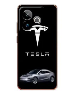 Чохол для Realme GT 7T з картинкою «Tesla Model Y»