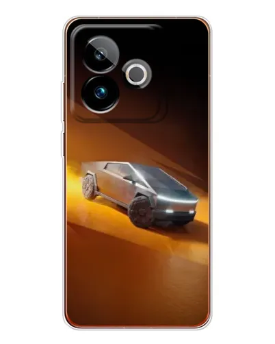 Чохол для Realme GT 7T з картинкою «Cybertruck у пустелі» Чохол для Realme GT 7T з картинкою «Cybertruck у пустелі»