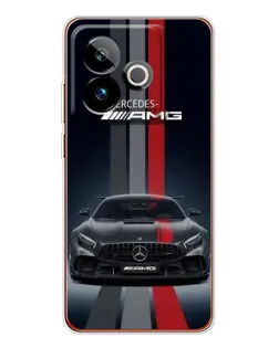 Чохол для Realme GT 7T з картинкою «Mercedes — білий карбон» Чохол для Realme GT 7T з картинкою «Mercedes — білий карбон»