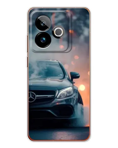 Чохол для Realme GT 7T з картинкою «Mercedes — нічне місто»