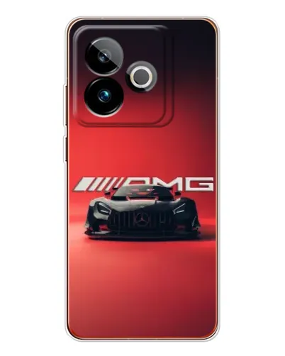 Чохол для Realme GT 7T з картинкою «Mercedes AMG — червона лінія»