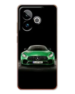 Чохол для Realme GT 7T з картинкою «Mercedes — неоновий лого»