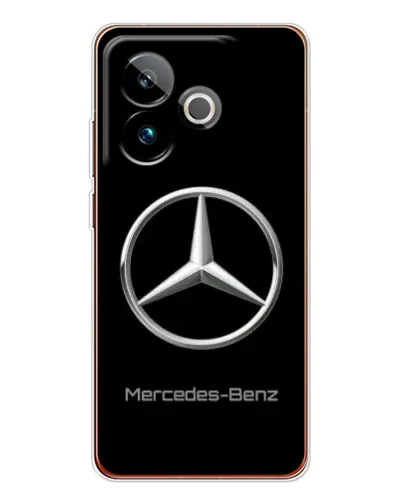Чохол для Realme GT 7T з картинкою «Mercedes Silver Logo»
