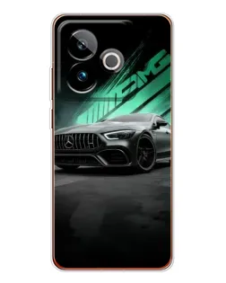 Чохол для Realme GT 7T з картинкою «Темний Mercedes AMG»