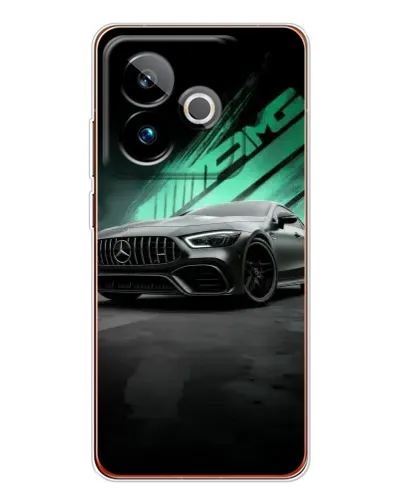 Чохол для Realme GT 7T з картинкою «Темний Mercedes AMG»