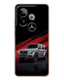 Чохол для Realme GT 7T з картинкою «Mercedes G-Class червоний»