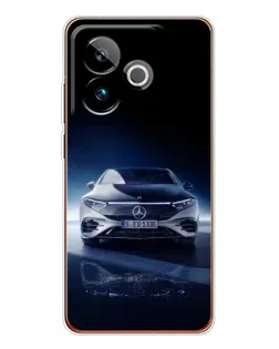 Чохол для Realme GT 7T з картинкою «Нічний Mercedes EQ»