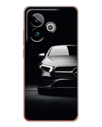 Чохол для Realme GT 7T з картинкою «Світло фар Mercedes»