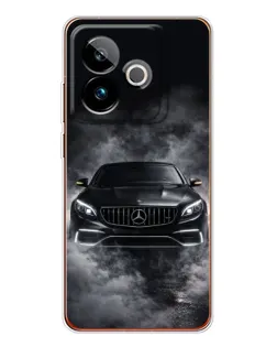 Чохол для Realme GT 7T з картинкою «Mercedes у диму»