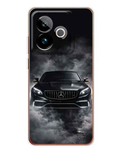 Чохол для Realme GT 7T з картинкою «Mercedes у диму»