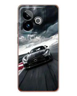 Чохол для Realme GT 7T з картинкою «Гоночний Mercedes AMG»