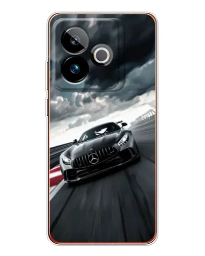 Чохол для Realme GT 7T з картинкою «Гоночний Mercedes AMG»