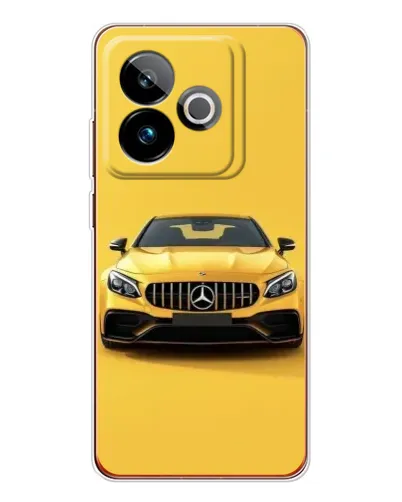 Чохол для Realme GT 7T з картинкою «Жовтий Mercedes GT»