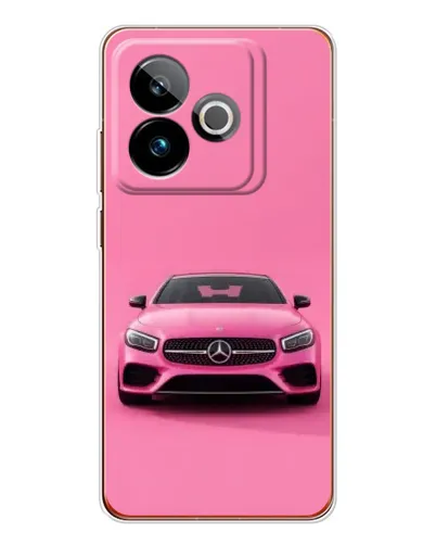 Чохол для Realme GT 7T з картинкою «Рожевий Mercedes AMG»