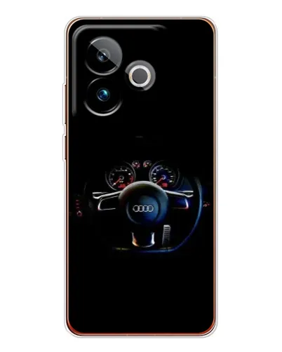 Чохол для Realme GT 7T з картинкою «Салон Audi — кермо»
