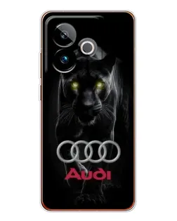 Чохол для Realme GT 7T з картинкою «Пантера та Audi»