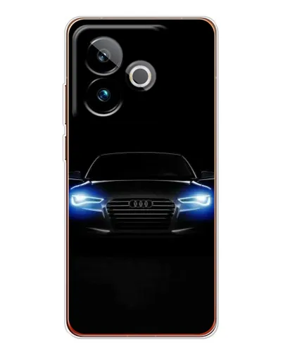 Чохол для Realme GT 7T з картинкою «Audi в неоні»