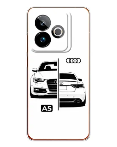 Чохол для Realme GT 7T з картинкою «Audi — контрастний дизайн»