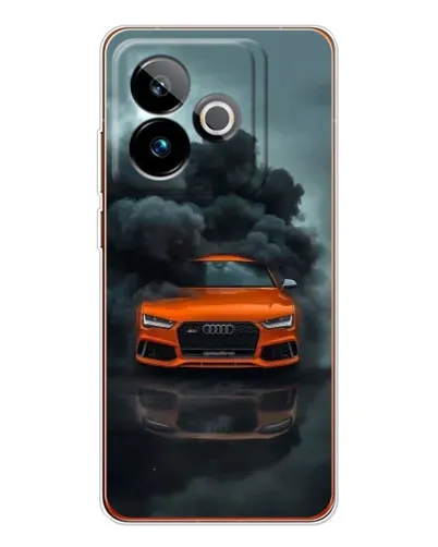 Чохол для Realme GT 7T з картинкою «Audi у хмарах диму»