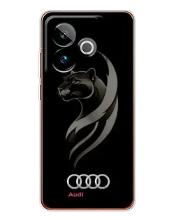 Чохол для Realme GT 7T з картинкою «Графіка — пантера та Audi»