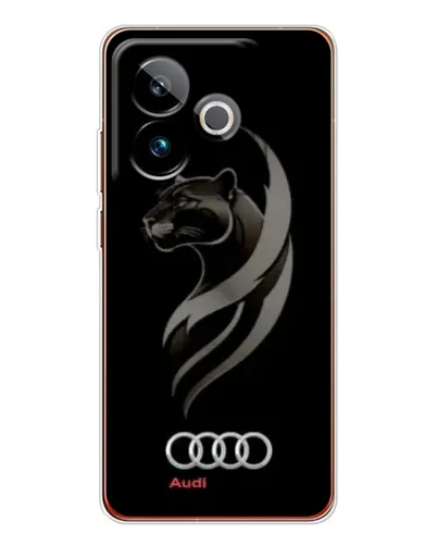 Чохол для Realme GT 7T з картинкою «Графіка — пантера та Audi»