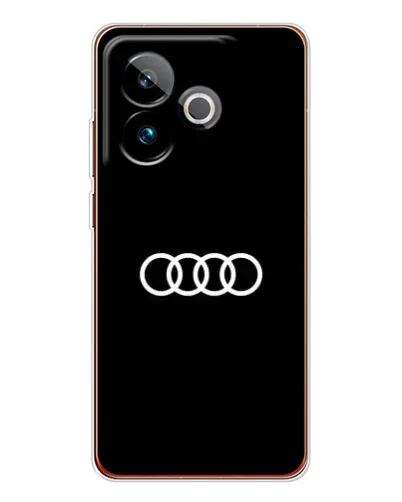Чохол для Realme GT 7T з картинкою «Audi White Logo»