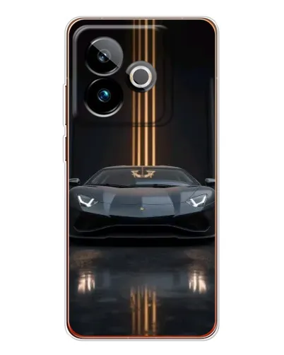 Чохол для Realme GT 7T з картинкою «Lamborghini золоті лінії» Чохол для Realme GT 7T з картинкою «Lamborghini золоті лінії»