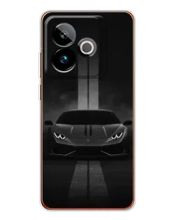 Чохол для Realme GT 7T з картинкою «Lamborghini симетрія доріг»