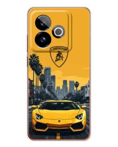 Чохол для Realme GT 7T з картинкою «Жовтий Lamborghini місто» Чохол для Realme GT 7T з картинкою «Жовтий Lamborghini місто»