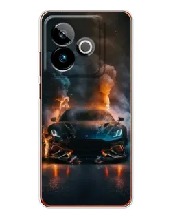 Чохол для Realme GT 7T з картинкою «Lamborghini димна естетика»