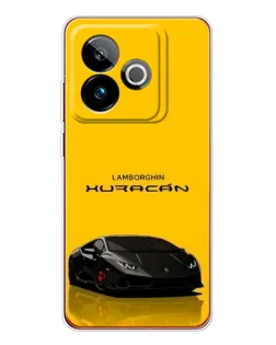 Чохол для Realme GT 7T з картинкою «Lamborghini Huracan чорний»